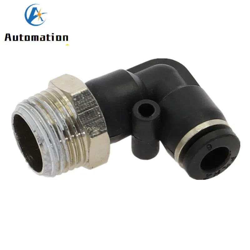 PL Elbow Pneumatic Fitting BSP Push-In Air Quick Connector Pneumatic Elbow Fitting Richie's 16MM M5