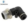 PL Elbow Pneumatic Fitting BSP Push-In Air Quick Connector Pneumatic Elbow Fitting Richie's 16MM M5