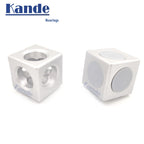 Aluminum 3-Way Cube Connector for 2020 3030 4040 4545 Profiles Corner Bracket Connector Richie's