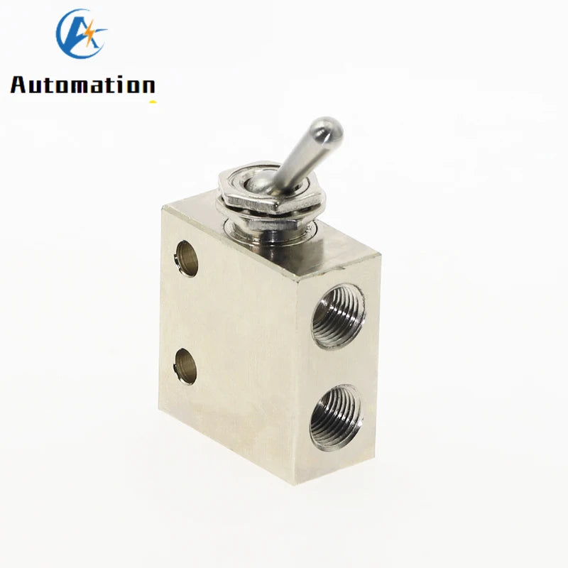 TAC2-31V 2-Position 3-Way Pneumatic Air Valve 1/8" PT Thread Pneumatic Air Valve Richie's