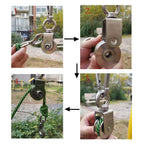 304 Stainless Steel Swivel Pulley – 350KG Heavy Duty Duplex Bearing Swivel Pulley Block Richie's