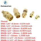 Brass Pneumatic Exhaust Muffler BSP 1/8 1/4 3/8 1/2 Silencer Pneumatic Muffler Fitting Richie's