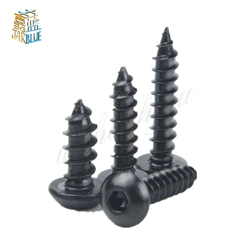 M3–M6 Black Pan Head Hex Self-Tapping Screws | Grade 8.8 JARBLUE Self-Tapping Screws Richie's
