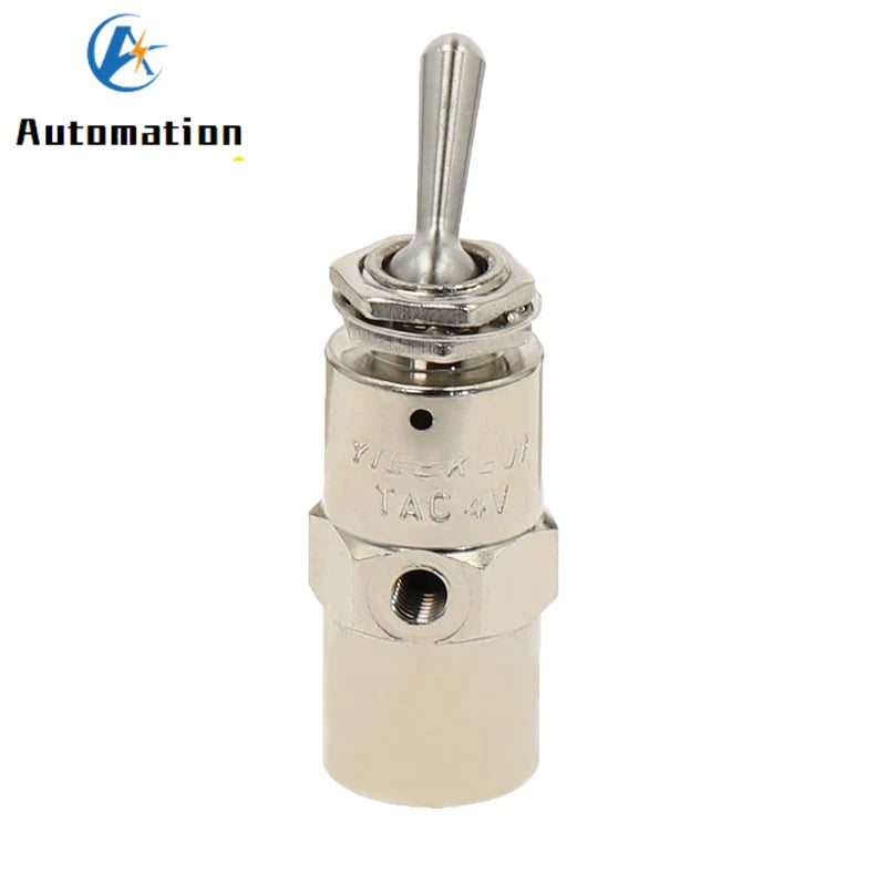 TAC2-4V Pneumatic Valve 2-Position 5-Way Toggle Switch w/ Fittings Pneumatic Control Valve Richie's