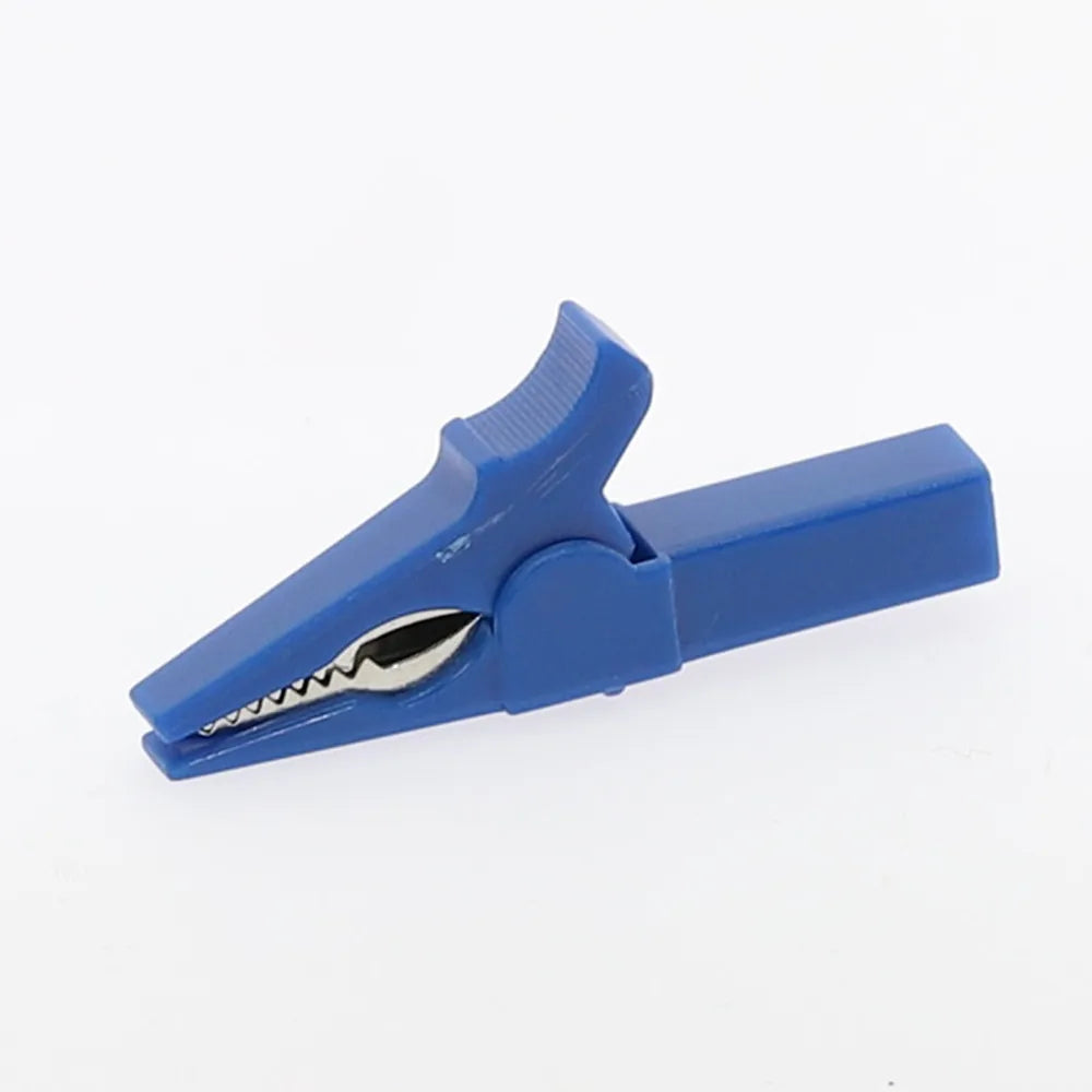 55mm HV Alligator Clip for 4mm Banana Plug Multimeter Probes Test Clip Accessory Richie's Blue