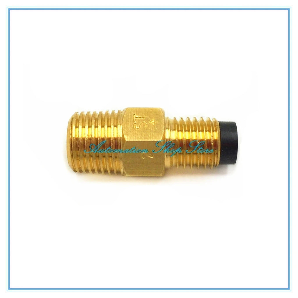 ST Copper Check Valve Oil Fitting R1/8 to M8x1 | Lubrication Check Valve Fitting Richie's ST 5