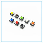 50pcs SMD Tact Switch 6x6x5mm 4-Pin Momentary Push Button Tactile Switch Pack Richie's YELLOW