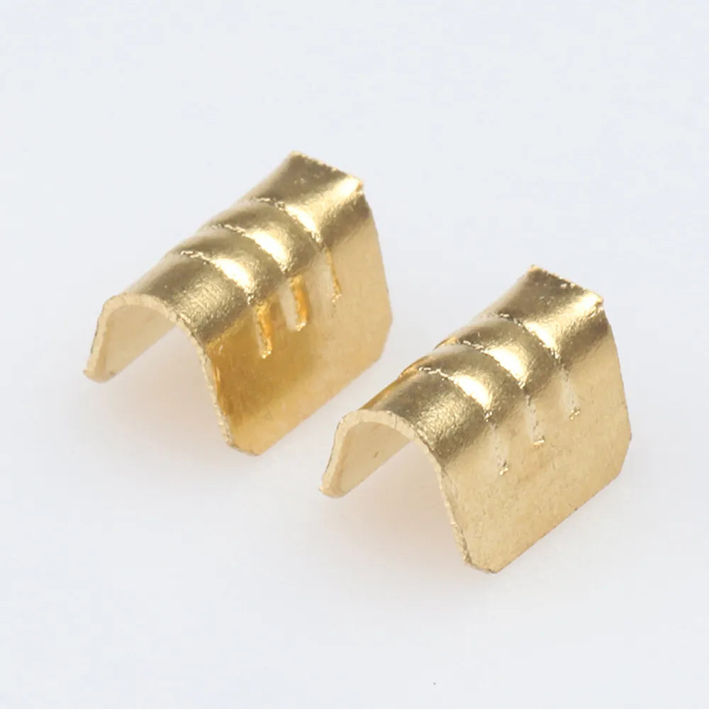 100pcs U-Shaped Brass Crimp Terminals DJ454T 0.5–1.5mm² Crimp Terminal Connectors Richie's