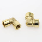 90° Brass Elbow Pipe Fitting F×F 1/8" 1/4" 3/8" 1/2" Thread Brass Pipe Fitting Richie's
