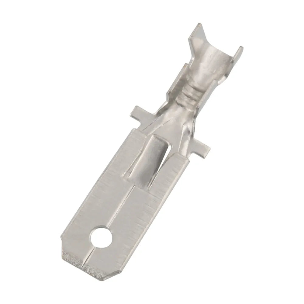 H62 Brass Tinned 6.3mm Male Crimp Terminals DJ611-6.3A Crimp Terminal Richie's