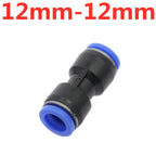 Push-In Straight Reducer Pneumatic Fitting 4mm–16mm Hose Pneumatic Hose Fitting Richie's 12mm-12mm