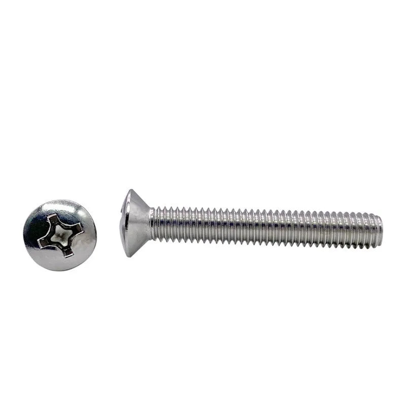 M2–M6 Phillips Oval Head Machine Screws 304 Stainless DIN966 Machine Screws Richie's