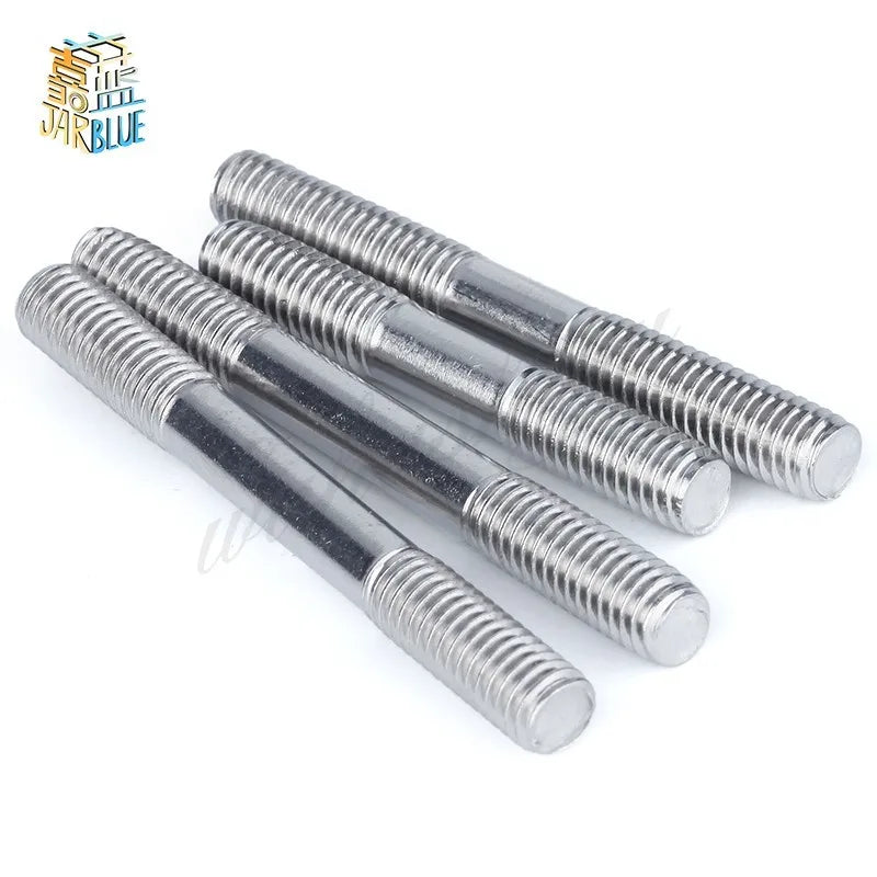 20PCS M8 Stainless Steel Double-End Threaded Stud Bolts Threaded Stud Bolts Richie's