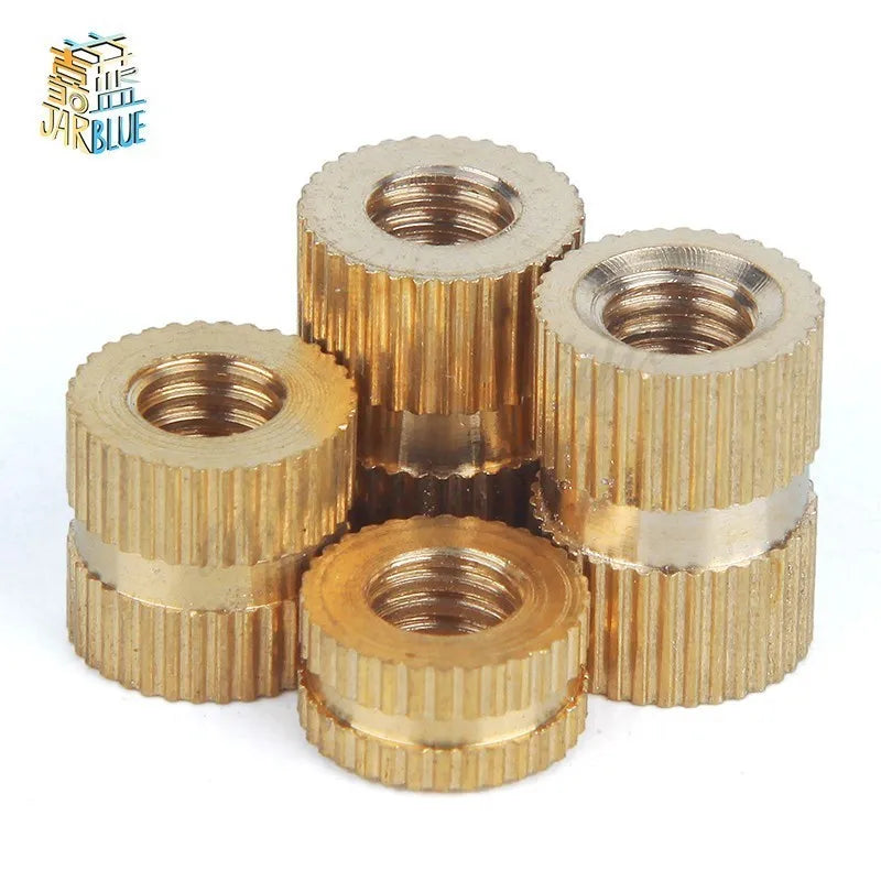 M2 M2.5 M3 Brass Knurl Insert Nuts Kit 200/500pcs + Storage Box Brass Insert Nuts Richie's
