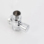 Brass 4-Way Squat Toilet Flush Valve 1 Inch Hand Press Toilet Flush Valve Richie's