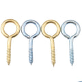 JARBLUE Self-Tapping Eye Hook Screws Carbon Steel 0#–14# Eye Hook Screws Richie's Copper plating 25pcs number 5