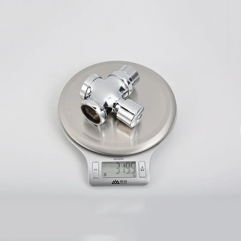 Brass 4-Way Squat Toilet Flush Valve 1 Inch Hand Press Toilet Flush Valve Richie's