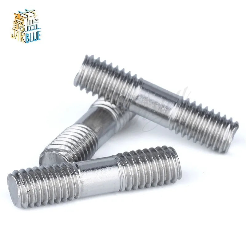 20PCS M8 Stainless Steel Double-End Threaded Stud Bolts Threaded Stud Bolts Richie's