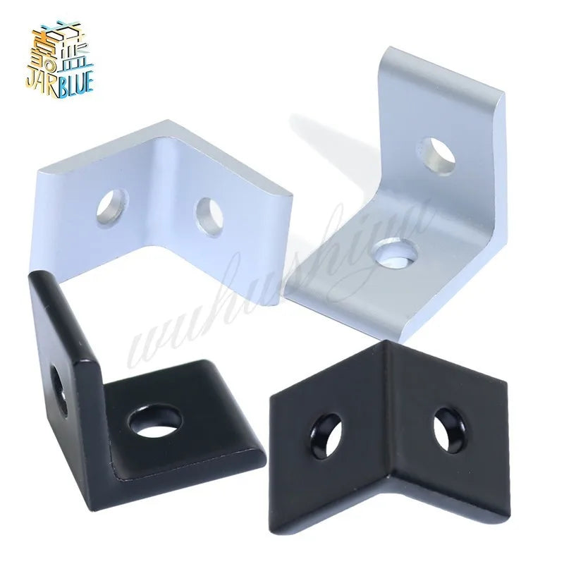90° Inside Corner Bracket for 2020 3030 4040 4545 Aluminum Extrusion Corner Bracket Richie's 40s 6pcs black