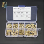 150pcs M3 Brass Knurled Insert Nuts Kit – 7 Sizes | JARBLUE Brass Insert Nuts Richie's 150pcs Mix