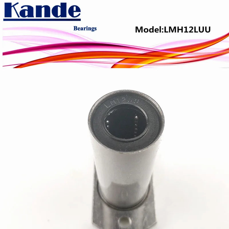 LMH12LUU Extended Oval Flange Linear Ball Bearing 12mm – 2pcs Linear Ball Bearing Richie's