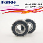 62203-2RS Ball Bearing 17x40x16mm Deep Groove – 2 Pack Ball Bearing Richie's Default Title