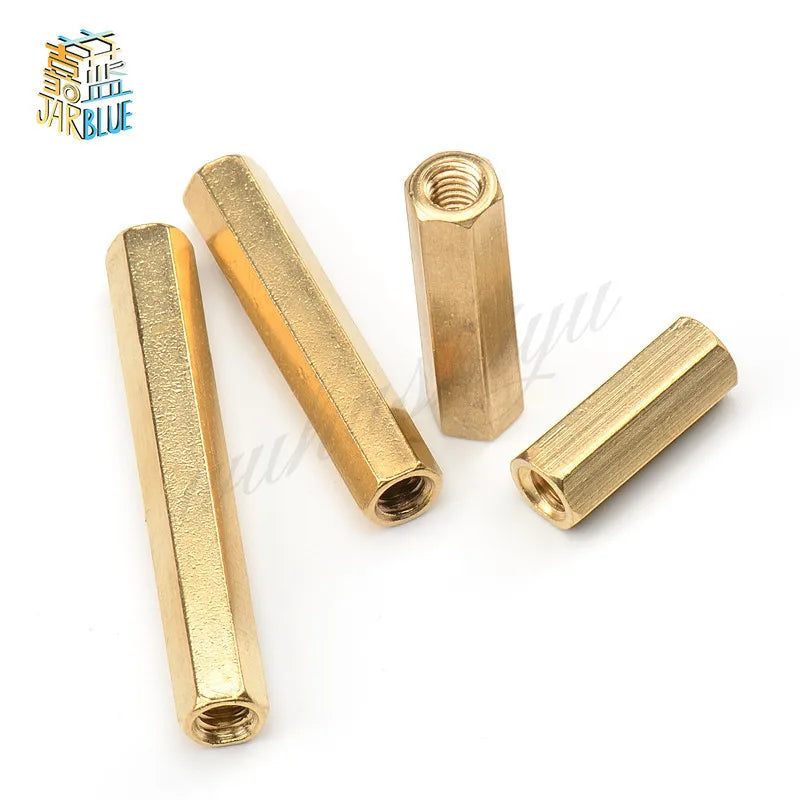 20PCS M3 Brass Female Hex PCB Standoffs Spacers – 5mm–100mm PCB Brass Standoffs Richie's 35mm