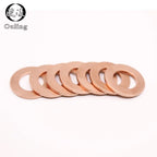 10Pcs DIN7603 Copper Crush Washers M6–M20 Sealing Gaskets Copper Sealing Washers Richie's