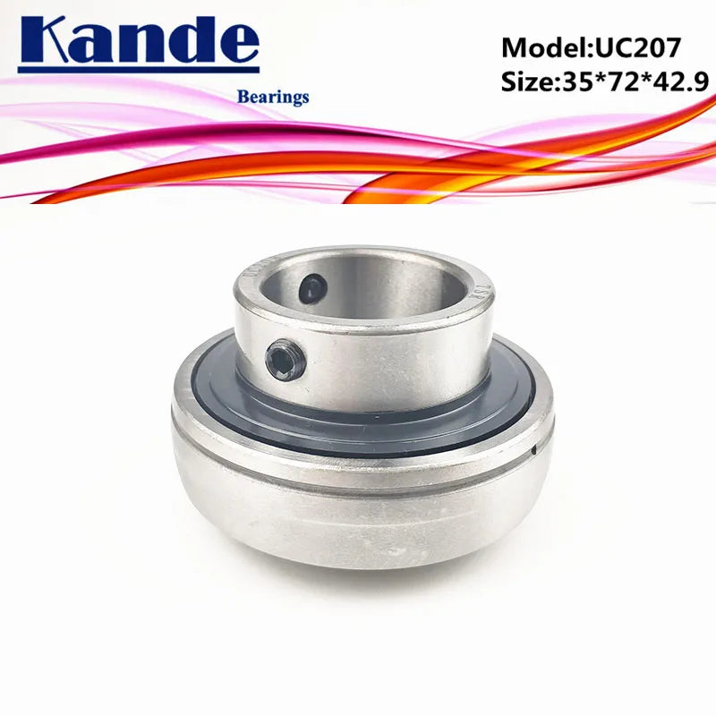 UC207 Pillow Block Bearing 35mm Bore | Kande Bearings UC207 Series Pillow Block Bearing Richie's
