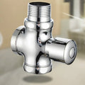 Brass 4-Way Squat Toilet Flush Valve 1 Inch Hand Press Toilet Flush Valve Richie's China Mainland