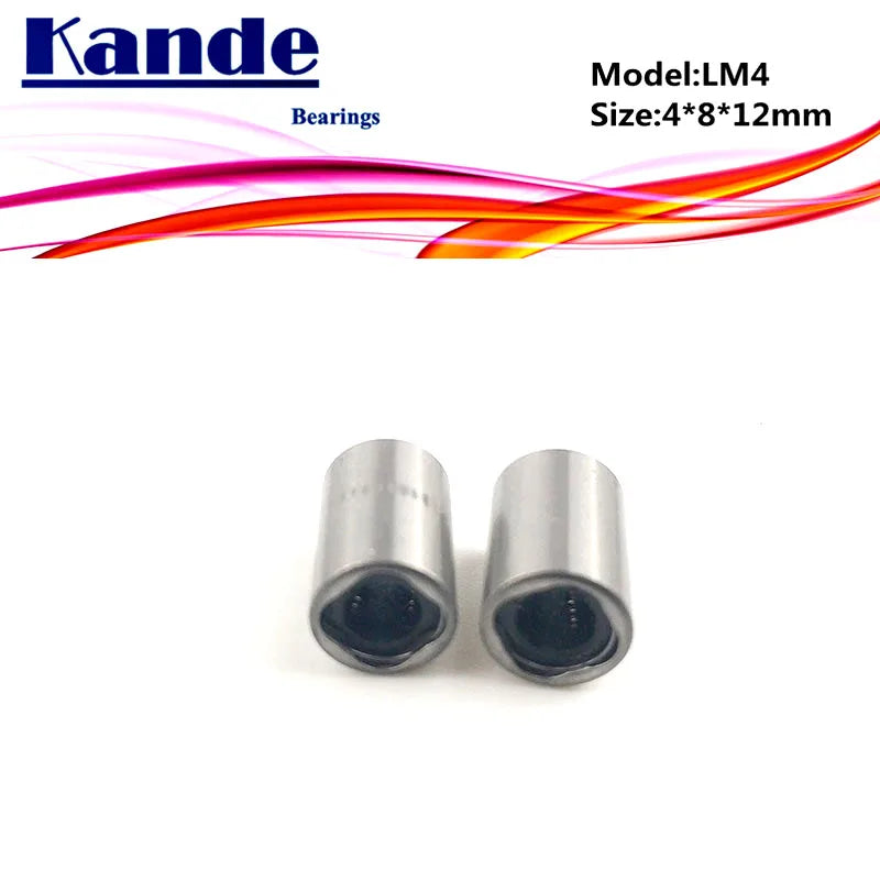 LM4UU Linear Bearing 4x8x12mm for 3D Printer & CNC (1pc) Linear Bearing Richie's Default Title