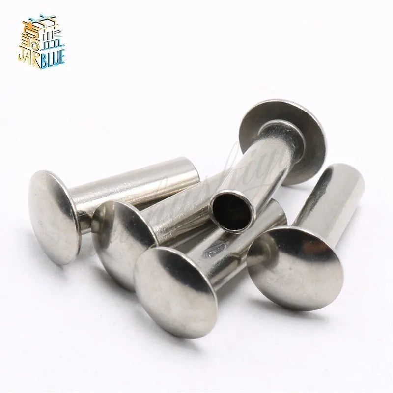 M3 M4 M5 304 Stainless Steel Half Hollow Rivet Nuts 20/50pcs Stainless Steel Rivets Richie's