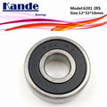4PCS 6201-2RS Deep Groove Ball Bearings ABEC-5 12x32x10mm Ball Bearing Set Richie's ABEC-5-4PCS