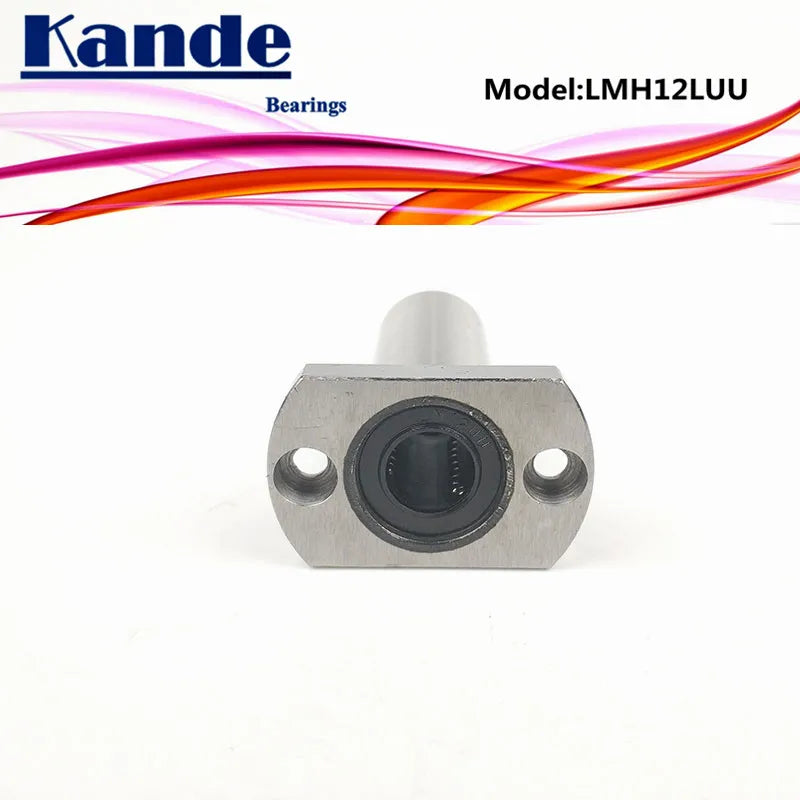 LMH12LUU Extended Oval Flange Linear Ball Bearing 12mm – 2pcs Linear Ball Bearing Richie's Default Title