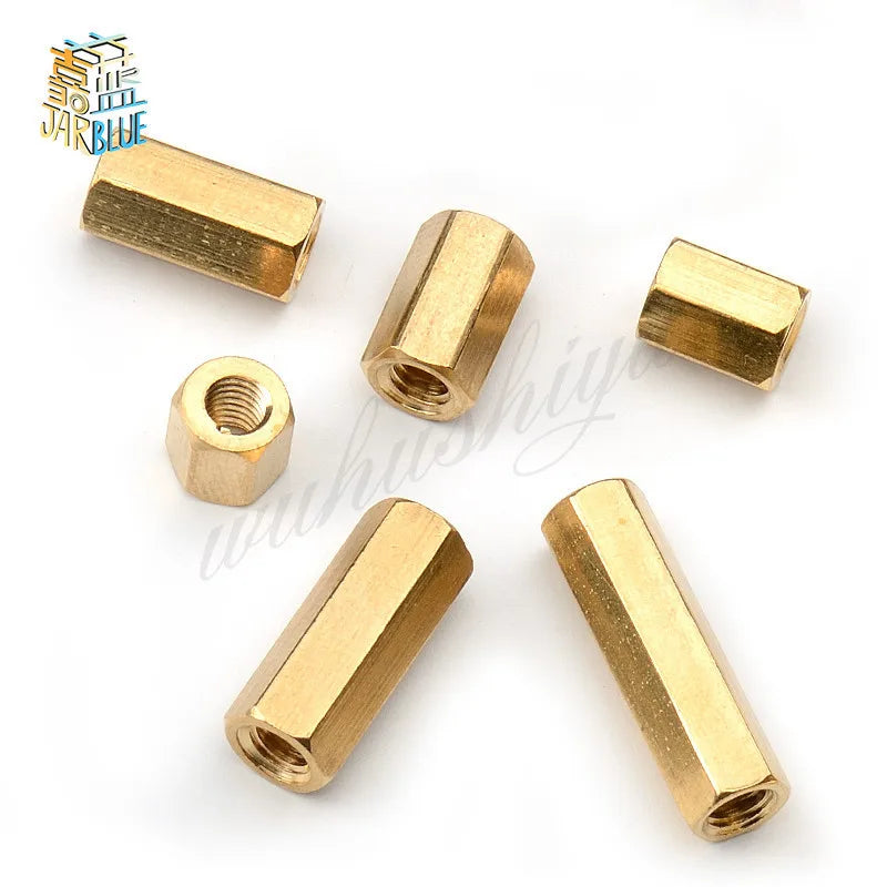20PCS M3 Brass Female Hex PCB Standoffs Spacers – 5mm–100mm PCB Brass Standoffs Richie's