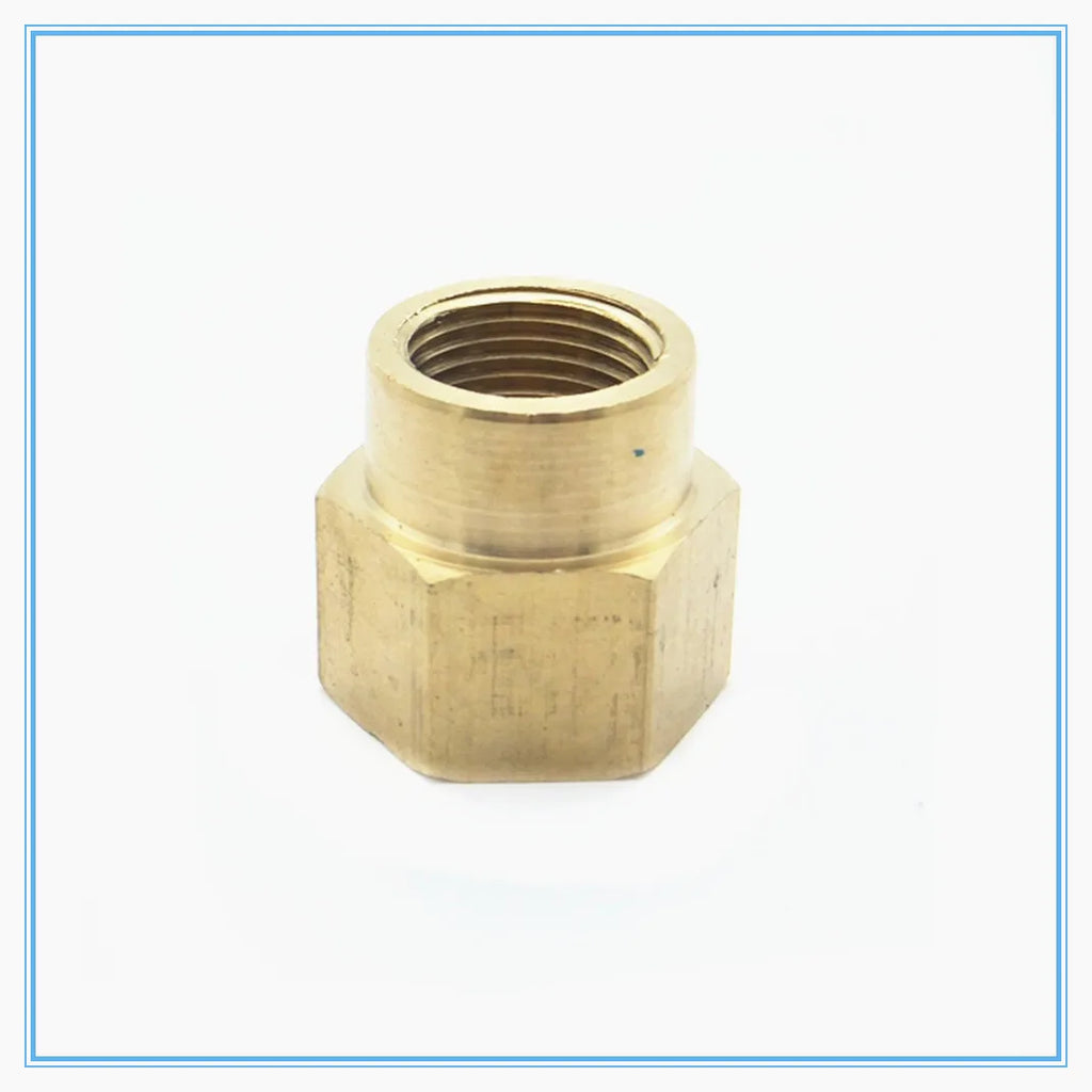 BSP Female x Female Brass Hex Coupling – 1/8 to 3/4 Inch Brass Pipe Fitting Richie's 01 to 02