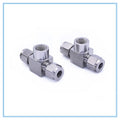 304 SS Double Ferrule TEE Fitting 6–12mm Pipe to 1/8"–1/2" Female Pipe Tube Fitting Richie's 6mm 3/8"