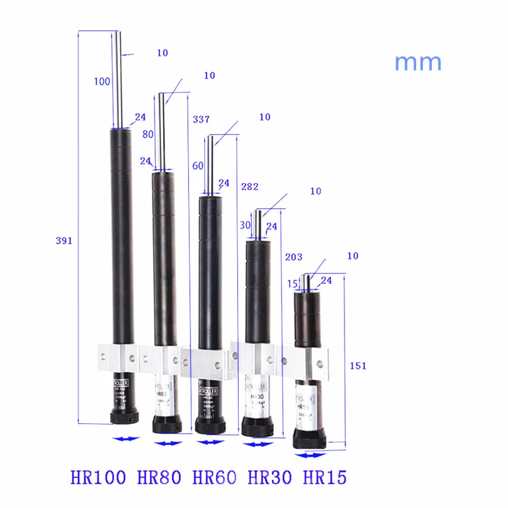 Adjustable Hydraulic Shock Absorber SR/HR 15–100 Speed Buffer Hydraulic Shock Absorber Richie's
