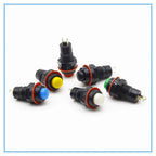 10mm Self-Lock Push Button Switch AC 250V/1A SPST Round Cap Push Button Switch Richie's