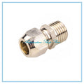 NPT Male Thread Compression Tube Fitting 4–12mm OD | M5–1/2" Compression Tube Fitting Richie's OD12mm to 04