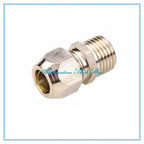 NPT Male Thread Compression Tube Fitting 4–12mm OD | M5–1/2" Compression Tube Fitting Richie's OD12mm to 04