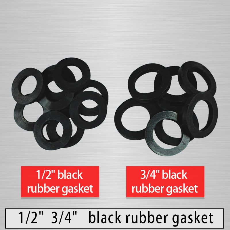 Rubber Silicone PTFE Flat Gasket Sealing Rings 1/2" 3/4" 1" Pipe Gasket Washer Richie's