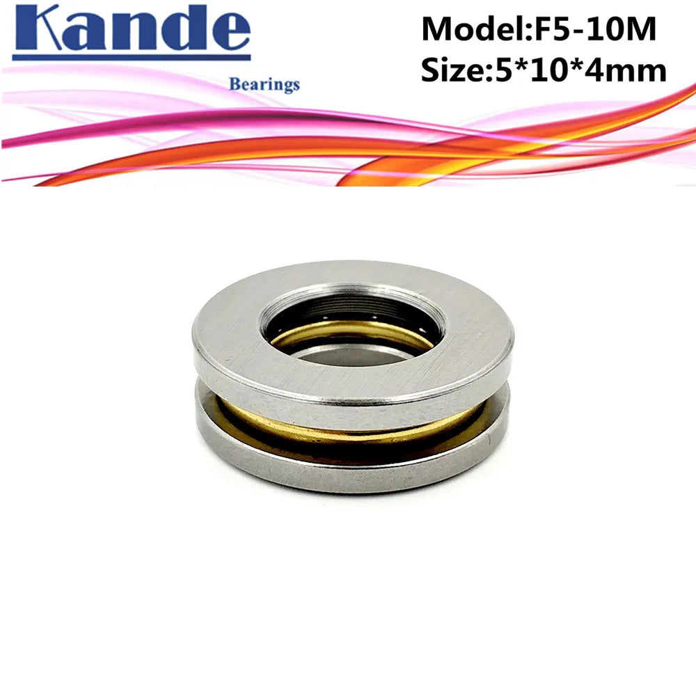 4pcs F5-10M Axial Ball Thrust Bearing 5x10x4mm | Miniature Axial Thrust Bearing Richie's