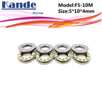 4pcs F5-10M Axial Ball Thrust Bearing 5x10x4mm | Miniature Axial Thrust Bearing Richie's