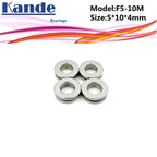 4pcs F5-10M Axial Ball Thrust Bearing 5x10x4mm | Miniature Axial Thrust Bearing Richie's
