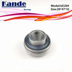 UC204 / UC204-12 Pillow Block Spherical Bearing 20×47×31mm Pillow Block Bearing Richie's