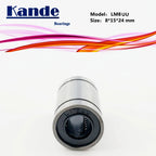 LM8UU Linear Bearings 8x15x24mm 10pcs – Kande Bearings Linear Bearing Richie's Default Title