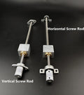 T8 304 Stainless Steel Lead Screw 8mm OD – Horizontal or Vertical Lead Screw Rod Richie's Vertical 400mm