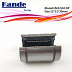 LM12OP Open Type CNC Linear Bearing 12×21×30mm – 2pcs Pack Linear Bearing Bushing Richie's