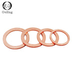 10Pcs DIN7603 Copper Crush Washers M6–M20 Sealing Gaskets Copper Sealing Washers Richie's